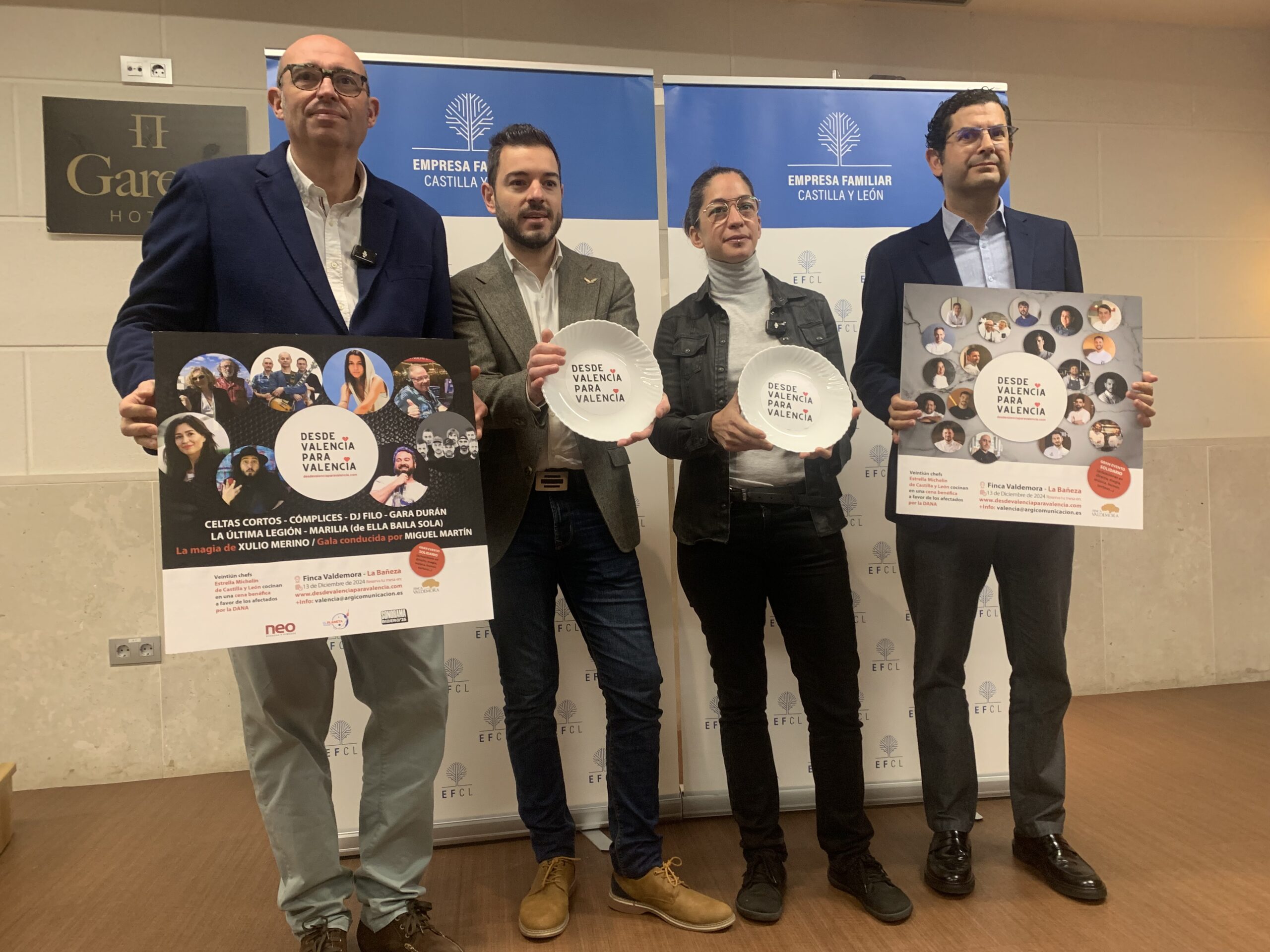 EFCL SE SUMA A 21 COCINEROS ESTRELLA MICHELIN DE CASTILLA Y LEÓN EN LA INICIATIVA SOLIDARIA “DESDE VALENCIA PARA VALENCIA” PARA RECAUDAR FONDOS EN UNA CENA BENÉFICA